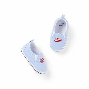 Janie & Jack | American flag baby boy shoes